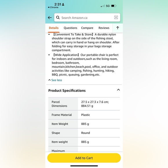 Adjustable seat/stool - Picture 10 of 16